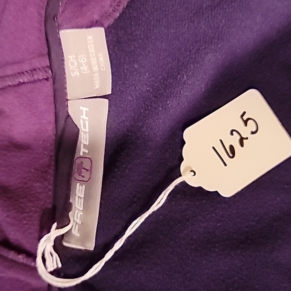 Free Tech jacket womens Sm purple prune hood - Picture 4 of 9